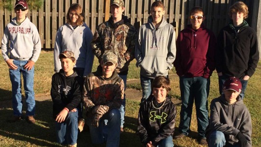 The Junior High Trap team is pictured.