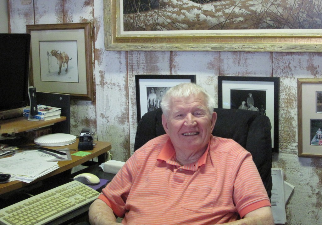 Joe Vinson of Chrisman's Art Gallery