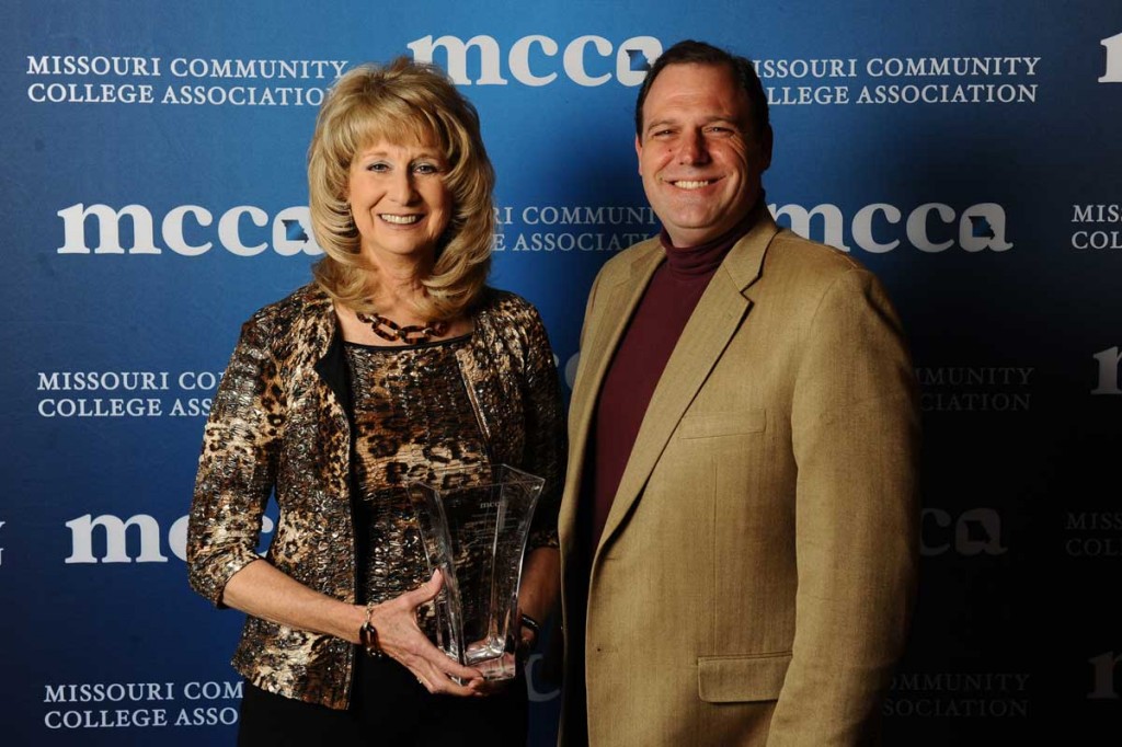 Rep. Swan Awarded by MCCA standing with Dr Wesley Payne
