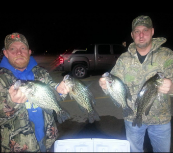 Terry Shands and Damon Secoy from East Prairie, Mo with some Illinois slabs