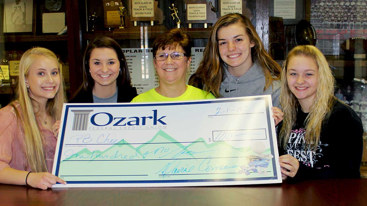 Ozark FCU Contributes Toward National Cheer Contest SEMO