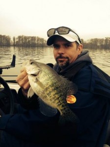 Lance Mansfield with a big Reelfoot crappie