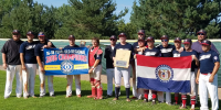 The Lumberjacks after winning the Midwest Plains Regional Championship.